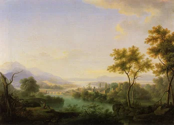 Paysage avec Pêcheurs